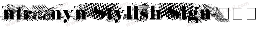 ntramyn Stylish Sign字体转换